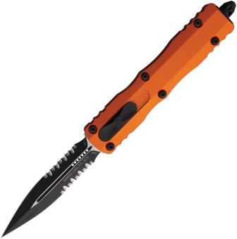 MCT2272OR Microtech Automatic Pocket Knife Dirac Delta OTF Orange